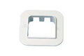 SpeediDuct 105x75  rosette murale 105 mm blanc