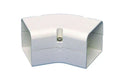 SpeediDuct 150x80  coude plat 45° - 150 mm blanc