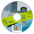 ProOne disque à tronçonner pour métaux S-Inox pour metalen - 115 mm x 22,23 mm (boite de 10pcs)