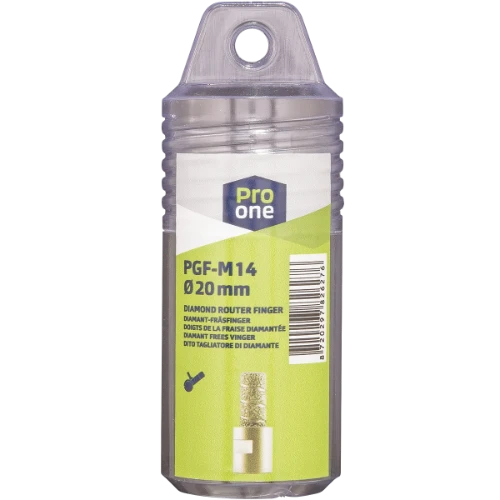 ProOne PGF fraise à rainurer diamant pour meuleuse d'angle - M14 x 20 mm