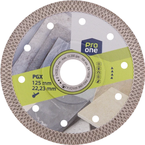 ProOne PGX disque diamant 125 x 22,23 mm - universel