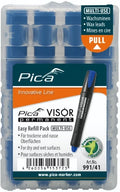 Pica Visor permanent recharges - bleu - prix par set de 4 pièces