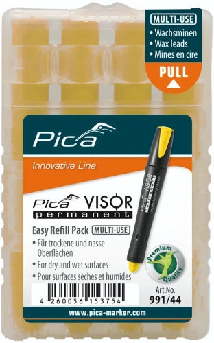 Pica Visor permanent recharges - jaune - prix par set de 4 pièces