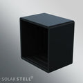 BluBase Classic pièce de fin pour rail de montage 40 x 40 mm - noir (boite 100pcs) - prix par pièce