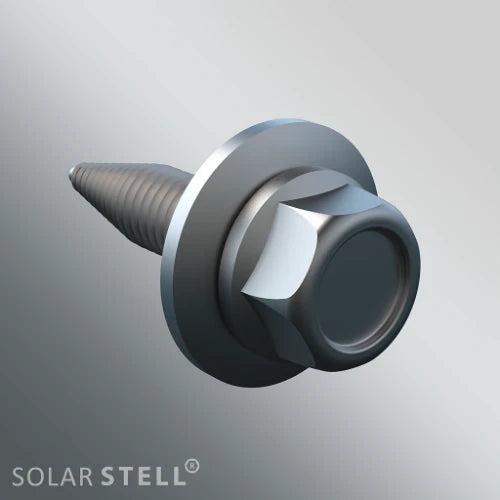 Blubase vis hexagonale autoperceuse 4.5 x 25 mm avec rondelle EPDM (boîte 500pcs) - inox - prix par pièce