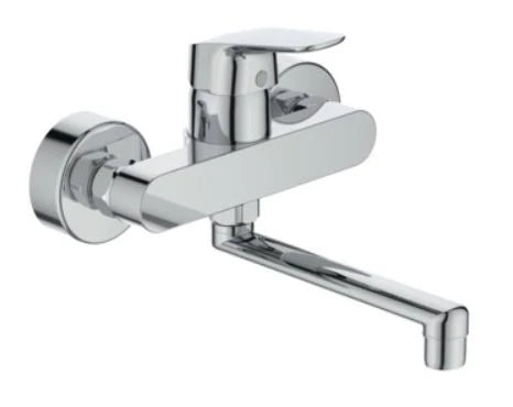 Ideal Standard Ceraflex mitigeur cuisine - modèle mural - chromé - bec d'écoulement 160 mm
