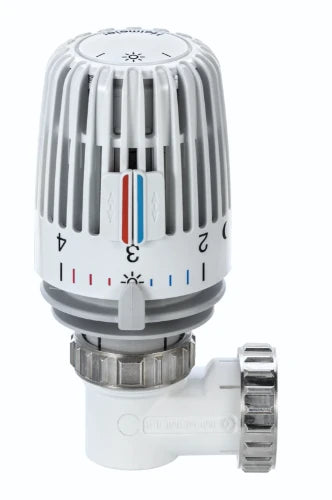 Heimeier WK tête thermostatique - blanc - modèle équerre - avec limitateur de course