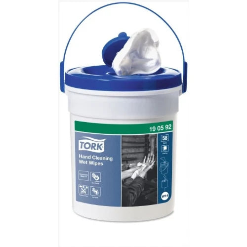 Tork hand wet wipe cleaning chiffon de nettoyage (seau 58 feuilles) - 4 seaux par boite - prix par seau