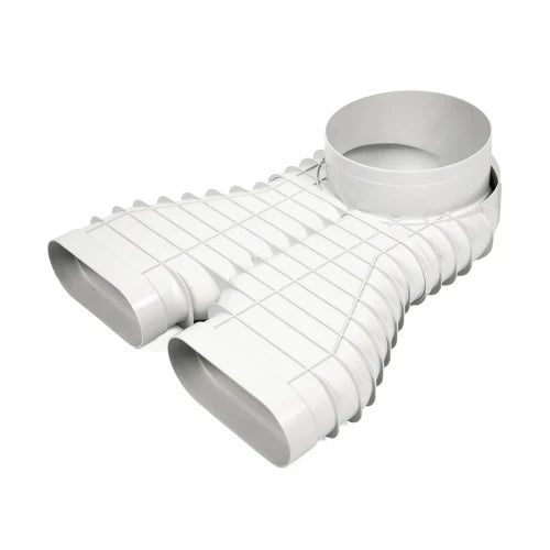 Begetube Profi-air équerre pièce de raccordement DN160 - 2 x ovalduct