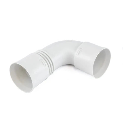 BEGETUBE Profi-Air Classic bocht 90° voor ronde ventilatiebuis ø 75 mm - nieuw model.