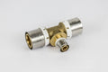 Begetube B-Press té réduit en laiton FFF 50 x 26 x 50 mm