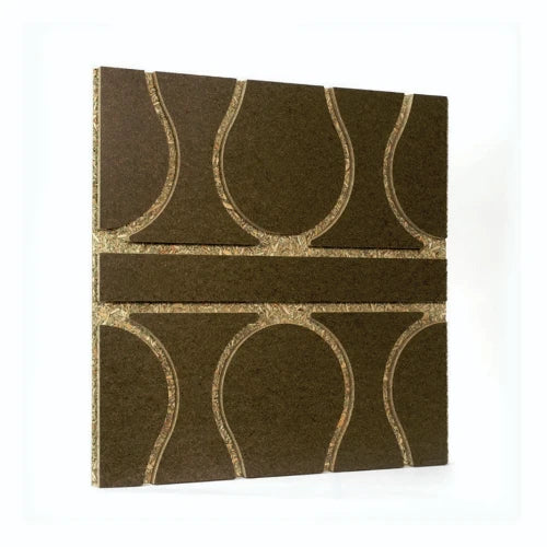 Begetube UFH système plaque 600 - 25 o 600  MM bois avec coudes pour Alpex 16