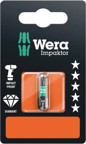 Wera 867/1 IMP DC bit Impact TX 25 x 25 mm SB Torx