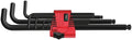 Wera 950/9 Hex-Plus 6 L-key set,  Jeu de clés mâles coudées métriques, BlackLaser