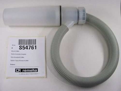 Remeha WSS siphon buse entrée Ø 32mm Q25-35-45-65