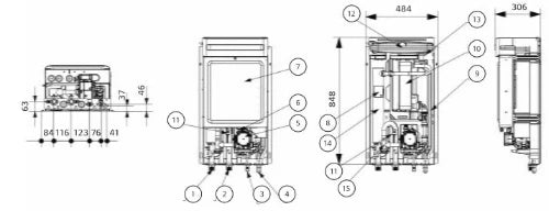 LG Therma V R32 Split Hydro Box pompe à chaleur unité intérieure 5-7-9kW