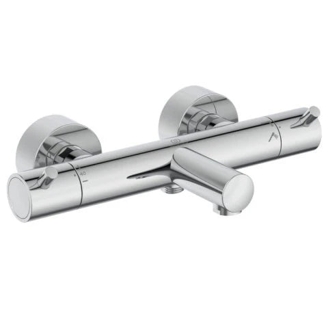 Ideal Standard Ceratherm T125 robinet thermostatique bain avec pin poignées - chromé