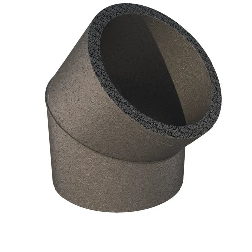 Ubbink Aerfoam bocht 45° MM 200 x 200 mm