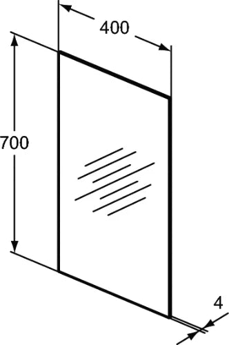 Ideal Standard Connect miroir 400x700mm
