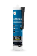 Novatech TEC7 WP7-301 Étanche toiture - pâte de réparation pour toits bitumineus - réparation à froid de fuites, fissures et cloques - cartouche 310 ml