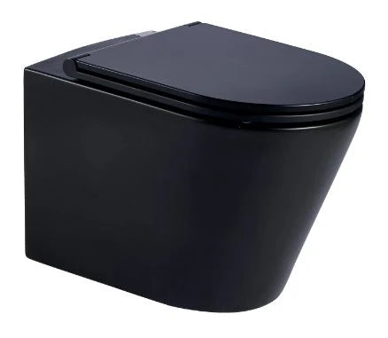 Procasa Brio wc suspendu PACK (wc suspendu + siège) 360 x 520 mm - sans bride - softclose - quick release - noir mat