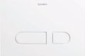 Duravit durasystem plaque de commande a1 p. wc, mat.synth. blanc