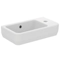 Ideal Standard i.life S lave-mains 450 x 250 mm - blanc - avec trou de robinet droite - avec trop-plein
