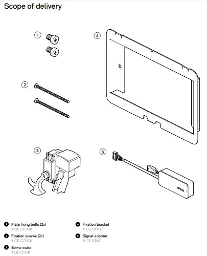 Ipee WSS actuateur set Geberit