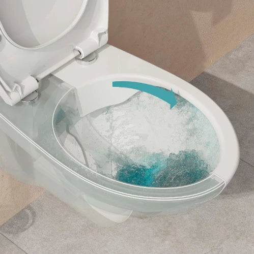 Procasa Normus wc suspendu Spinflush sans bride 360 x 540 mm - blanc antibactérien
