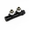 Begetube Optima bloc H thermostatisable 50-100% raccordement 1/2 x M24 - valeurs Kv réglables - noir mat