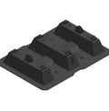 BluBase Connect pied - élément de base (boite 108 pcs) - noir - prix par pièce