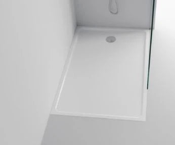 Procasa Heron 2.0 receveur de douche marbre artificiel 1000 x 1000 x 35 mm - blanc