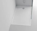 Procasa Heron 2.0 receveur de douche marbre artificiel 1000 x 1000 x 35 mm - blanc