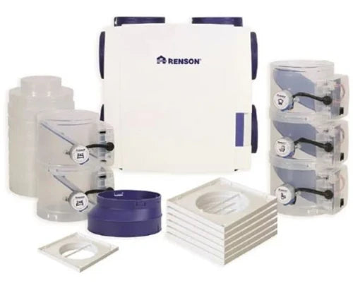 Renson ventilation système C+® EVO III healthbox® 3.0 SmartZone kit avec 5 modules de commandes