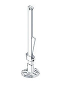 Radson console sur pied universelle - RAL 9016 blanc signalisation