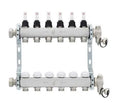 COLLECTEUR RADSON 7 circuits avec debitmetre et purgeur manuel