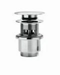 Linea Beta Busi & Cane crépine click-clack - chromé - pour lavabo avec trop-plein
