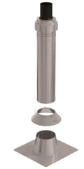 Ubbink CLVkit PP/Galva passage toiture inox pour toit plat 125/200 mm