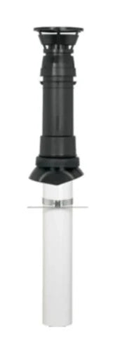 Ubbink Rolux 4G concentrique Alu/acier passage toiture 60/100 mm - pour chaudières non-condensation