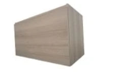 Procasa Kivu sous-meuble avec 1 tiroir sans poignées 800 x 475 x 520 mm - smoked oak