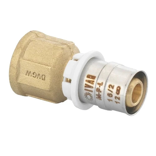 Begetube MPL raccord de transition en laiton FF 16 x 1/2 F