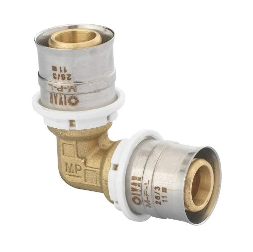 Begetube MPL raccord a sertir 26 x 26 laiton equerre