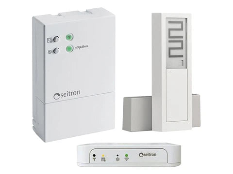 Seitron Hygge Home thermostat Wi-Fi programmable chaud-froid à pile + gateway + unité de contrôle