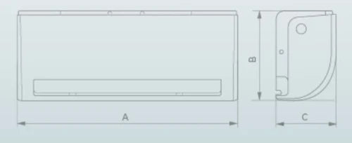 Ariston Nevis Evo R32 35 UD0-I Unité intérieure murale - capacité de refroidissement 3,5 kW