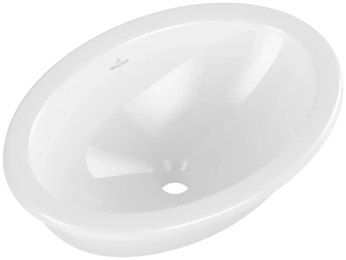 Villeroy & Boch Loop & Friends lavabo sous plan 485 x 325 x 215 mm - blanc - sans trou de robinet - avec trop-plein