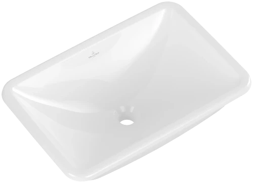 Villeroy & Boch Loop & Friends lavabo sous plan 540 x 340 x 185 mm - blanc - sans trou de robinet - avec trop-plein