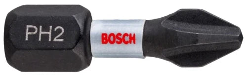 Bosch Bits impact Control PH2 25 mm - Prix par jeu de 2 pièces