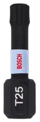 Bosch Bits impact Control T25 25 mm - Prix par jeu de 2 pièces
