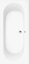 Villeroy & Boch O.Novo baignoire duo acrylique 1800 x 800 mm - blanc mat - sans pieds