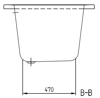 Villeroy & Boch O.Novo baignoire duo acrylique 1800 x 800 mm - blanc mat - sans pieds